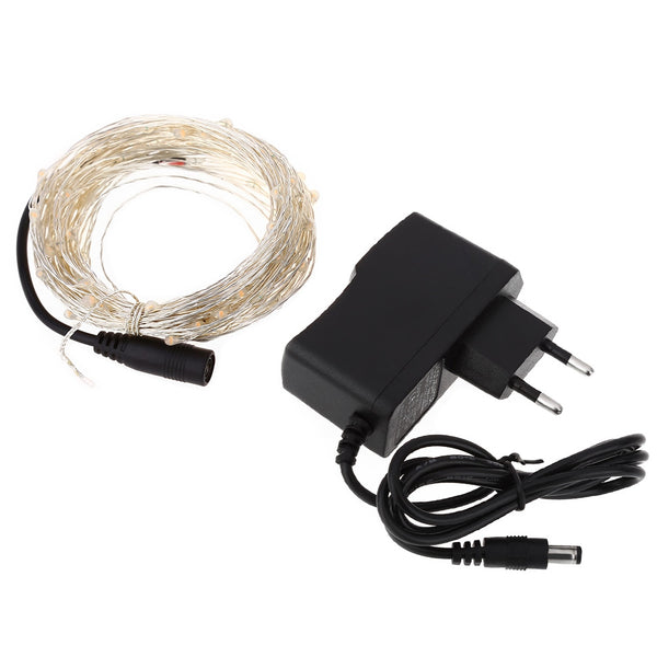 100 LEDs Copper Wire String Fairy Light Waterproof LED Decoration Lamp