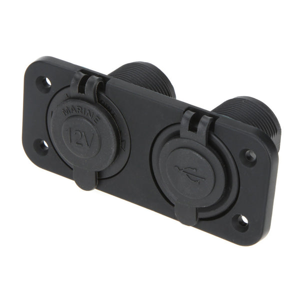 12V Car Cigarette Lighter Socket USB Charger Adapter Car