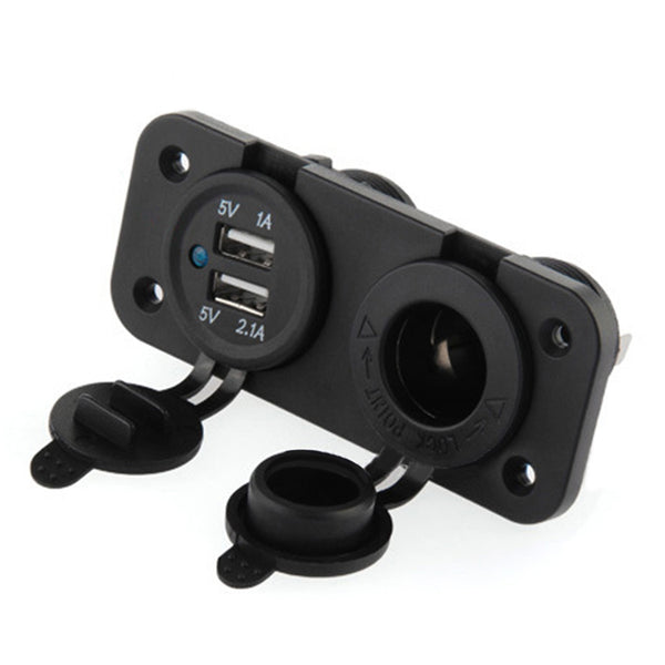 12V Car Cigarette Lighter Socket USB Charger Adapter Car