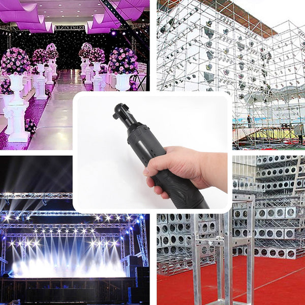 3/8'' Electric Ratchet Wrench with Two Lithium-ion Battery