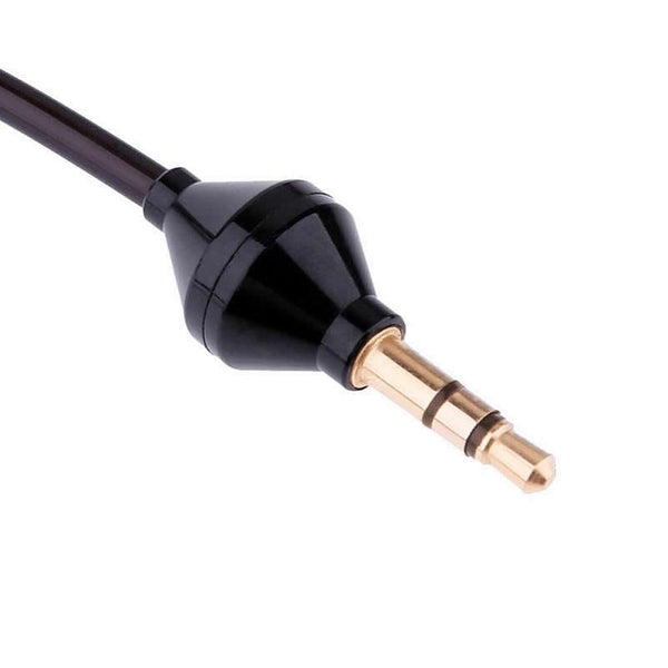 Cwxuan 3.5mm Plug Sound Conduction Acoustic Air Tube Spring Earphone