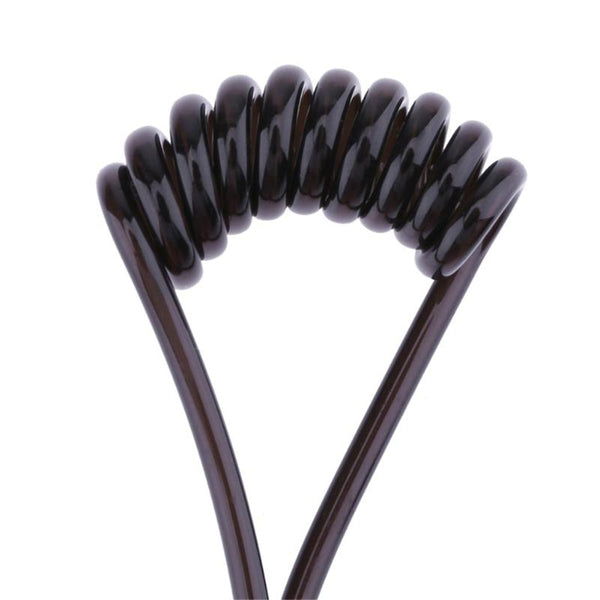 Cwxuan 3.5mm Plug Sound Conduction Acoustic Air Tube Spring Earphone