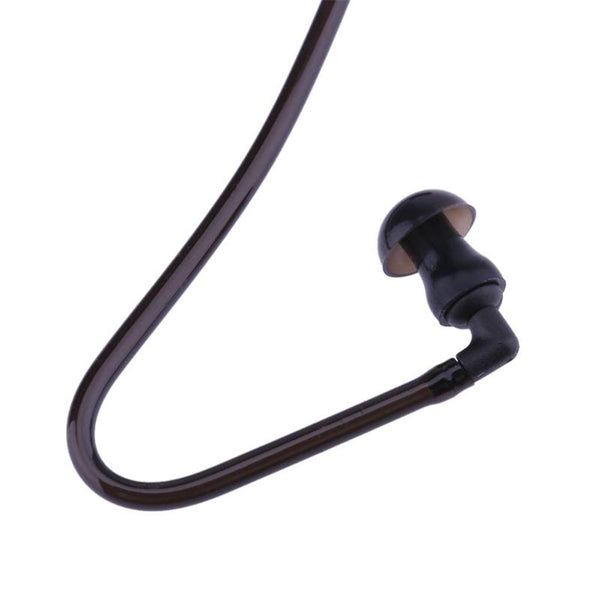 Cwxuan 3.5mm Plug Sound Conduction Acoustic Air Tube Spring Earphone