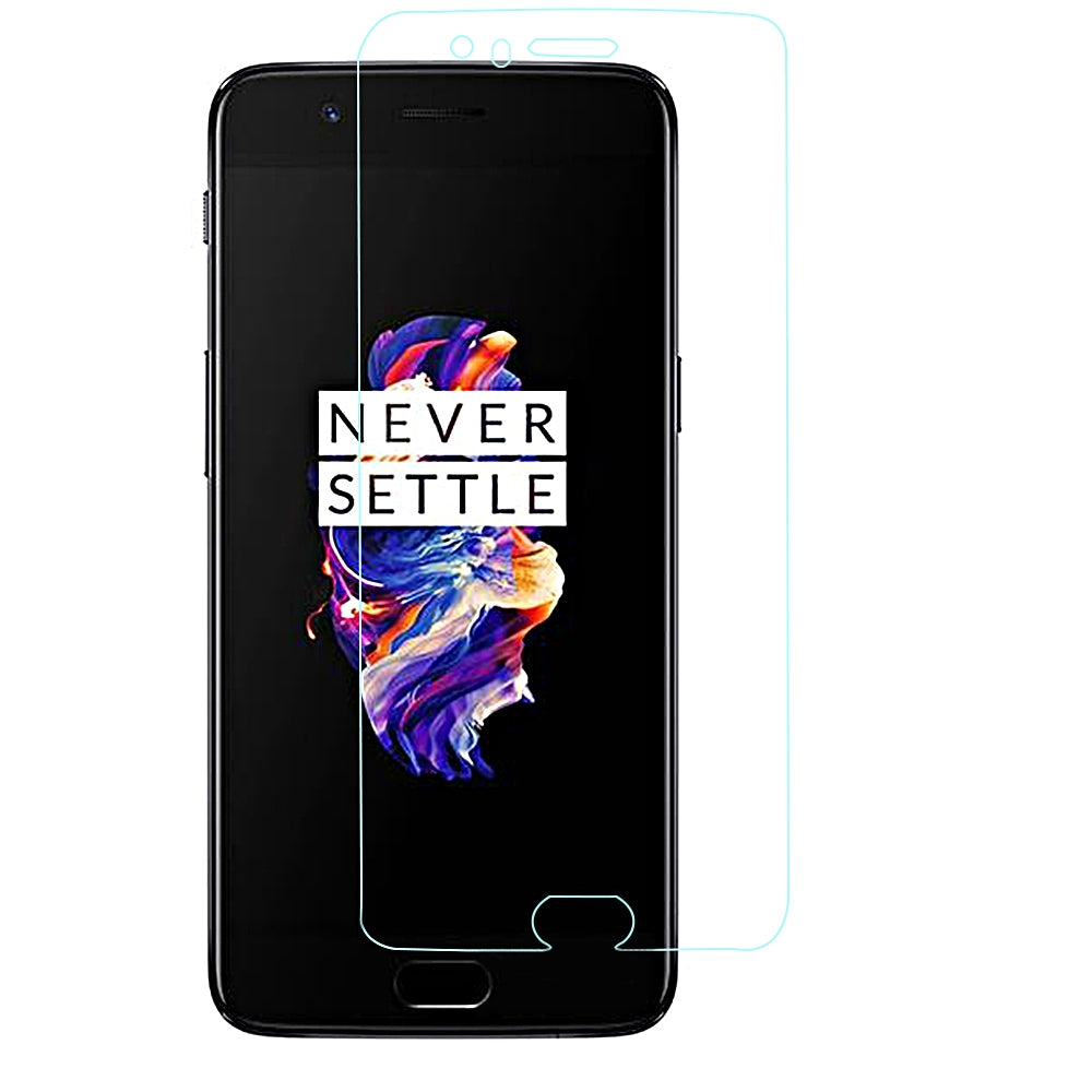 Minismile 2Pcs 0.2mm Ultrathin 9H 2.5D Tempered Glass Shatter-proof Screen Protector Film Kit for OnePlus 5