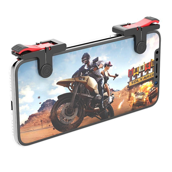 2PCS Gaming Triggers for Mobile Phone PUBG L1 R1 Controller Game Fire Button Aim