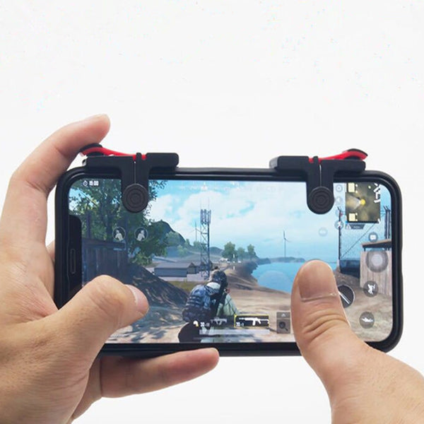 2PCS Gaming Triggers for Mobile Phone PUBG L1 R1 Controller Game Fire Button Aim