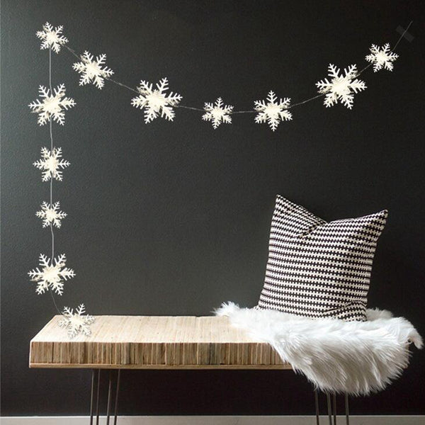 12pcs 3D Snowflake Strings Cardboard Paper Hanging Decorations for Wedding Chris