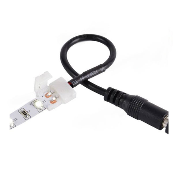 ZDM Female DC Power Connector with 2PIN 8mm / 10mm Single Color Waterproof LED Strip Linker 1PC