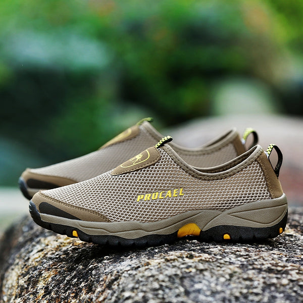 Sports Outdoor Mesh Breathable Hollow Lazy Shoes For Men