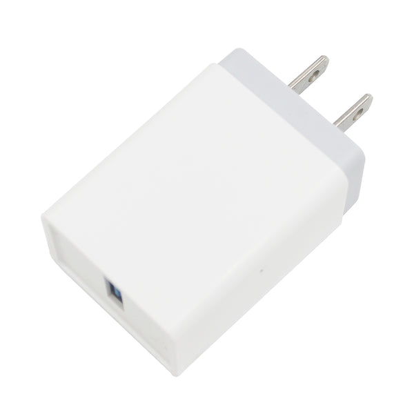 Minismile 18W QC3.0 Universal Travel US Plug Quick Charge USB Power Adapter Wall Charger with USB 3.1 Type-C Cable Kit