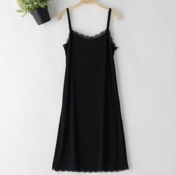 Women Wear Skinny Slim bottom Lace Suspender Vest Dress