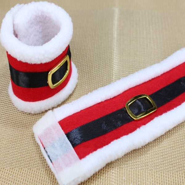 New Christmas belt buckle napkin ring