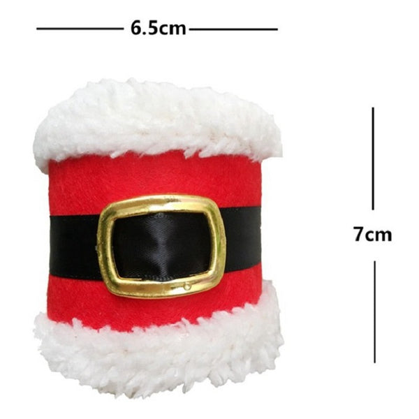 New Christmas belt buckle napkin ring