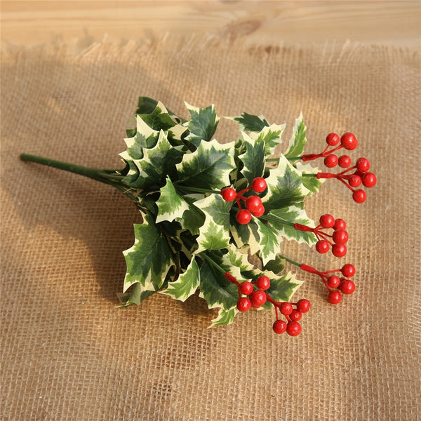 Christmas Red Berries Artificial Flower Home Party Wedding Decorations