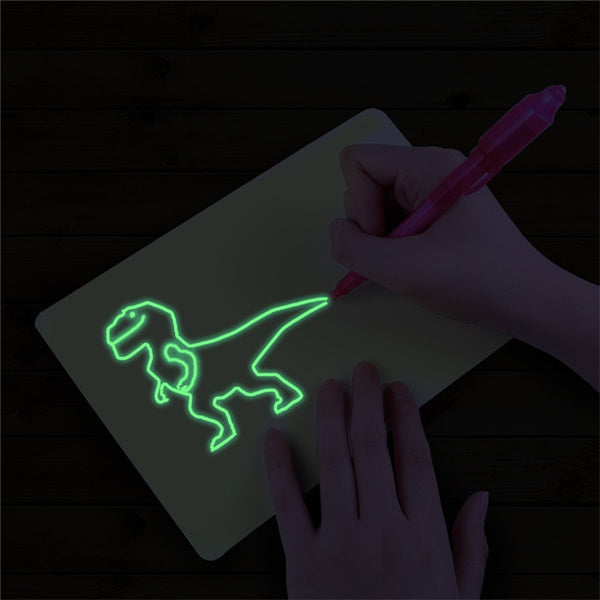Children'S 3D Luminous Graffiti Fluorescent Plate