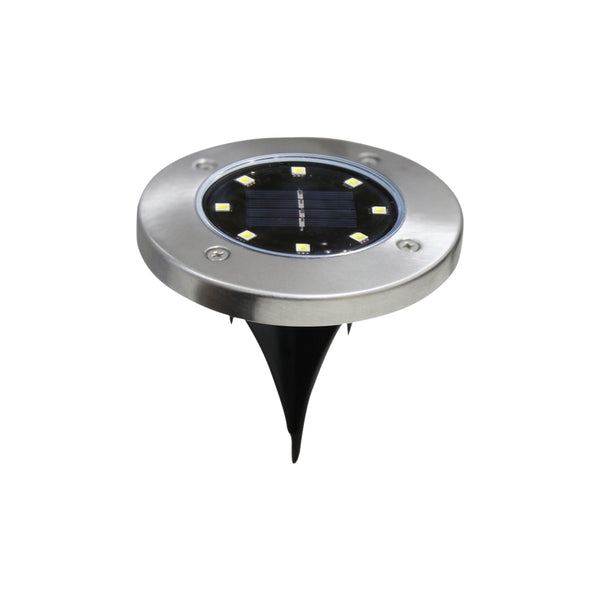 8-LED Solar Power Buried Light for Outdoor Garden