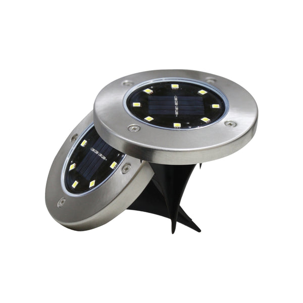 8-LED Solar Power Buried Light for Outdoor Garden