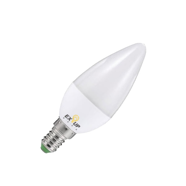 EXUP AC 220v - 240v  C37 7W  LED E14 Candle Bulb