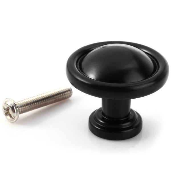 Single Hole Locker Drawer Wardrobe Pull Button Knob 30mm Diamete Cabinet Hardware