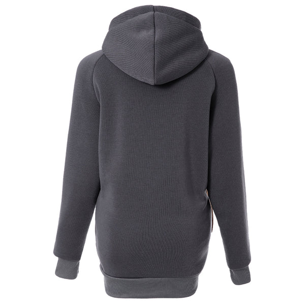 Trendy Hooded Slimming Personality Color Splicing Long Sleeves Men's Thicken Hoodies