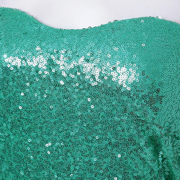 Strapless Sequin Long Swing Prom Evening Dress