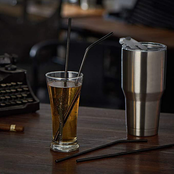 Metal Straw Colorful Aluminum Drinking Straws Food Grade Juicy Reusable Straw