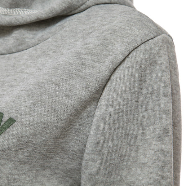 Casual Hooded Letter Print Drawstring Long Sleeve Hoodie For Women