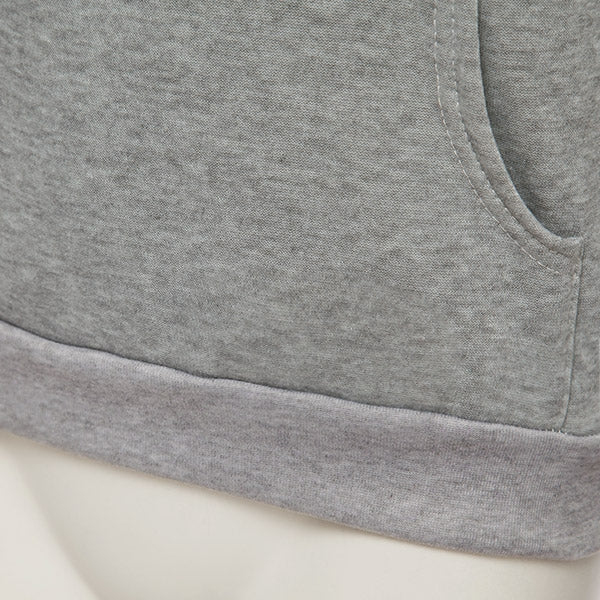 Casual Hooded Letter Print Drawstring Long Sleeve Hoodie For Women