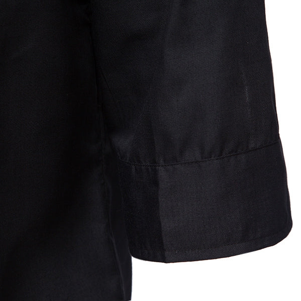 Stylish Shirt Collar Slimming Hit Color Splicing Pocket Design Half Sleeve Cotton Shirt For Men