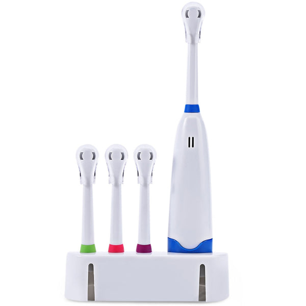 Revolving Electric Toothbrush with Replacement Brush Heads