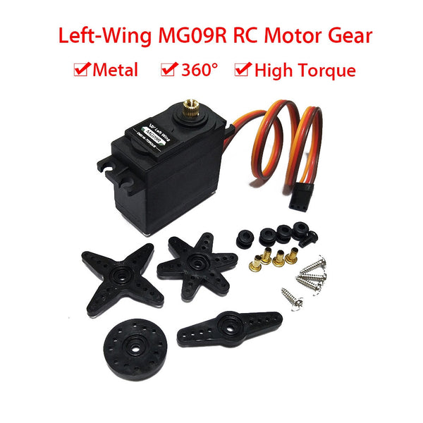 Left-Wing MG09R 180 degree  High Torque Metal Gear RC Helicopter Car Boat Servo Motor