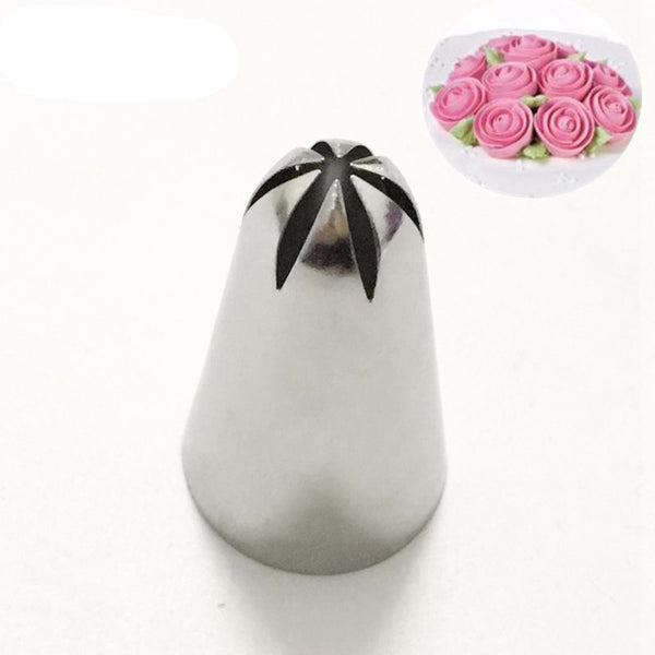 2D Rose Flower Cake Decorating Icing Tips Cupcake Nozzles