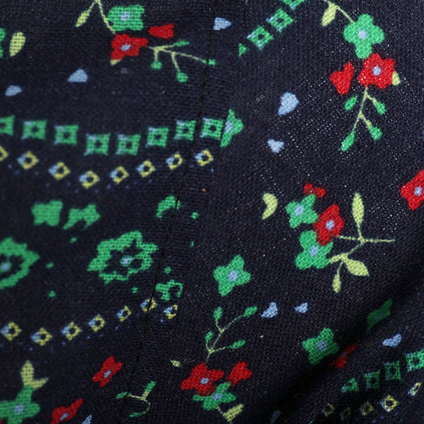 Tiny Flower Print Long Sleeve Shirt