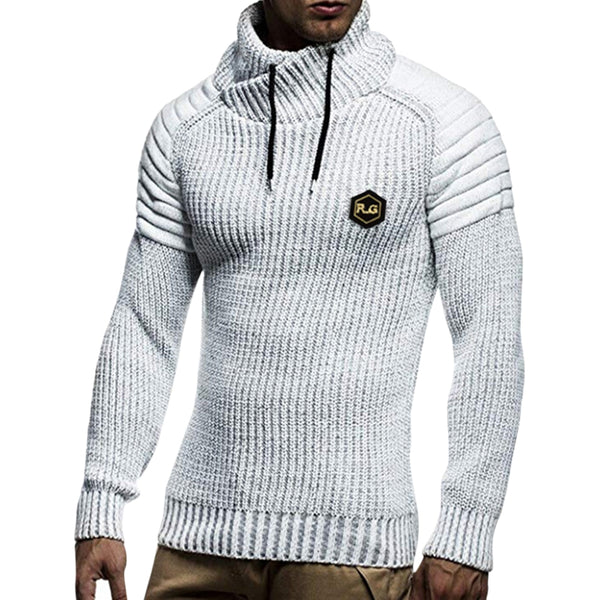 Applique Drawstring Pullover Sweater