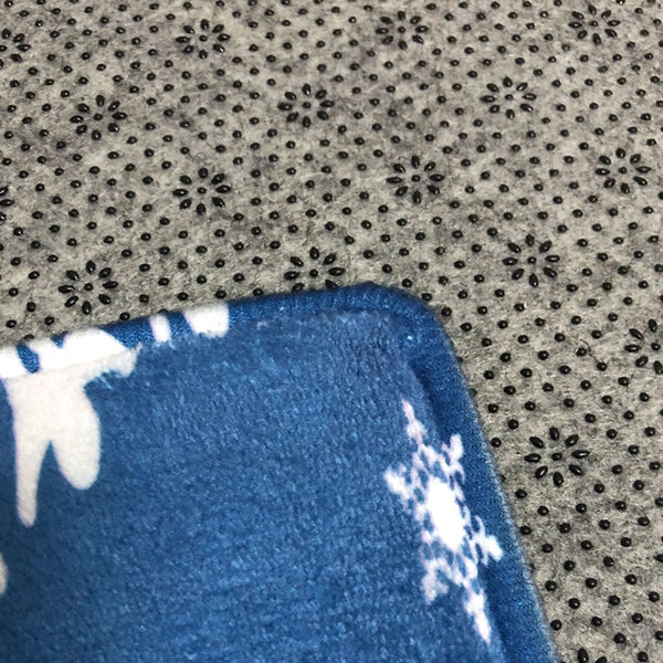 Christmas Decoration Non-Slip Mat Kitchen Bathroom Foyer Rectangular Rug