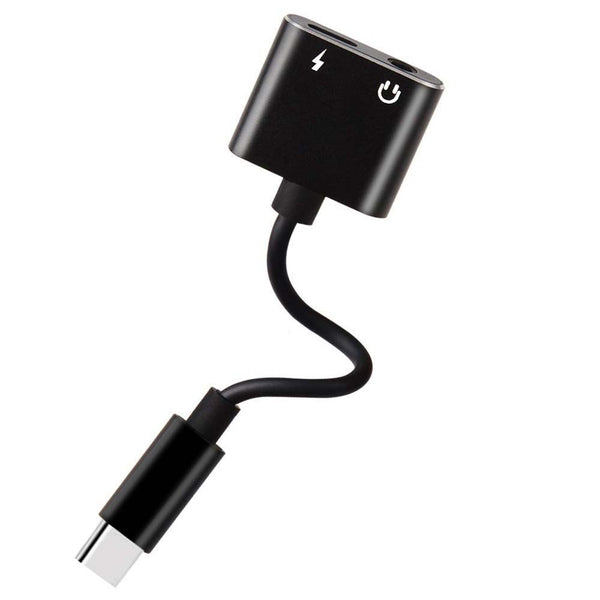 USB Type- C to 3.5 mm and Charger 2 in 1 Headphone Audio Jack Cable Adapter