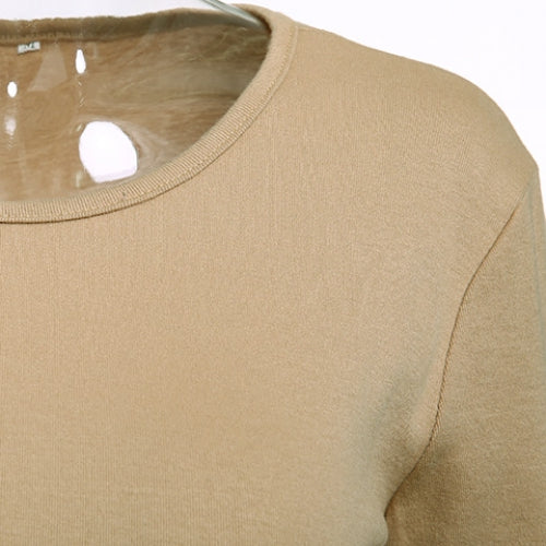 Sweet Round Collar Laced Long Sleeve Dress For Women