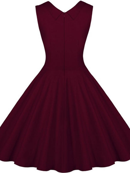 Retro Sweetheart Neck Sleeveless A-Line Ball Gown Dress