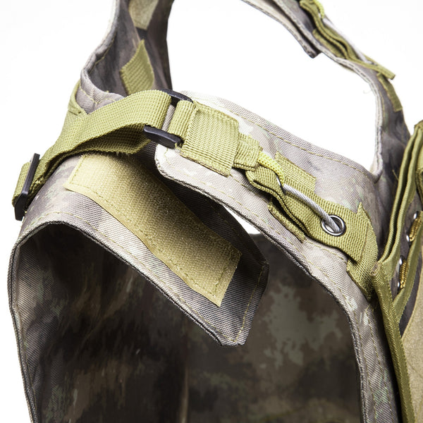 Outlife Tactical Molle Airsoft Vest Military Field Battle Paintball Combat Protective Outdoor Hunting Plate