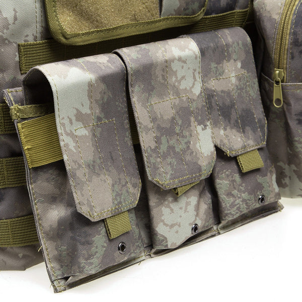 Outlife Tactical Molle Airsoft Vest Military Field Battle Paintball Combat Protective Outdoor Hunting Plate