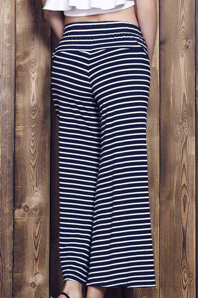 Stripe Wide Leg Yoga Pants