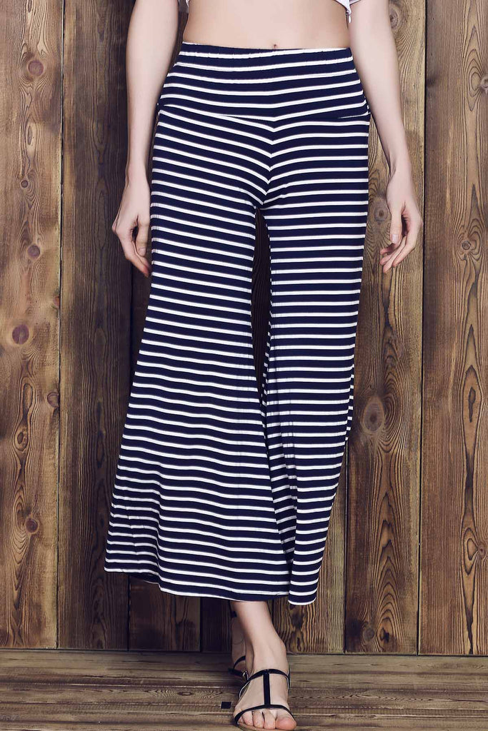Stripe Wide Leg Yoga Pants