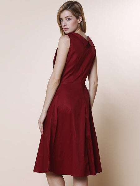 Retro Sweetheart Neck Sleeveless A-Line Ball Gown Dress