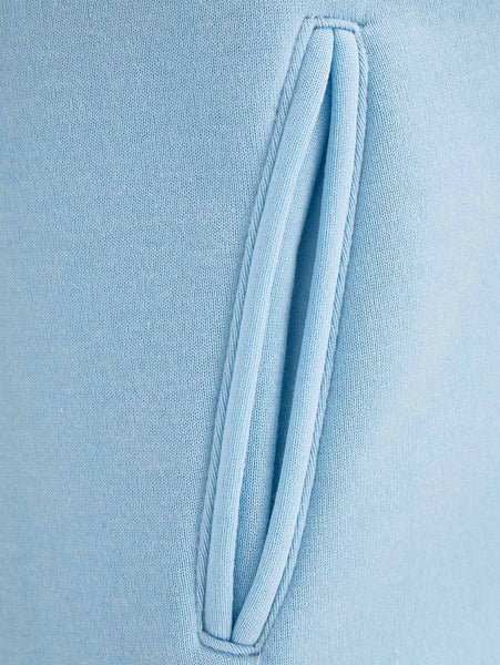 Chic Hooded Long Sleeve Color Block Pocket Design Women's Hoodie