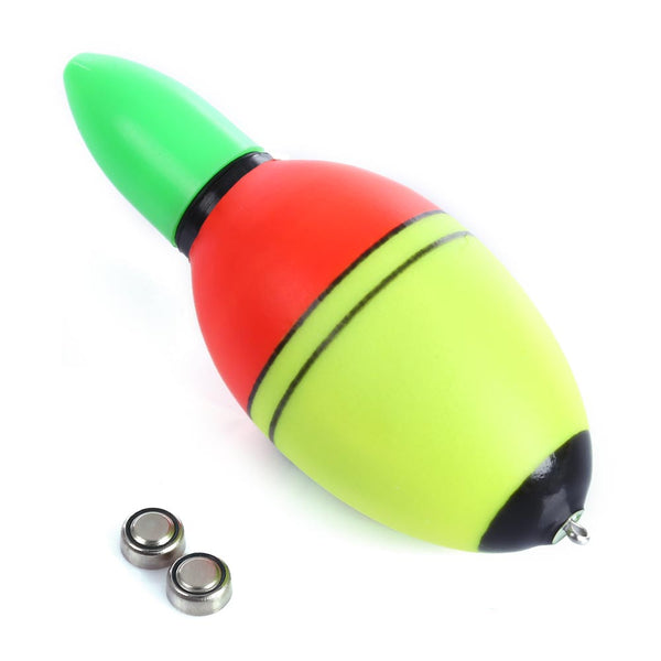 LEO EVA Fish Float LED Light Button Battery Weight Water Resistance