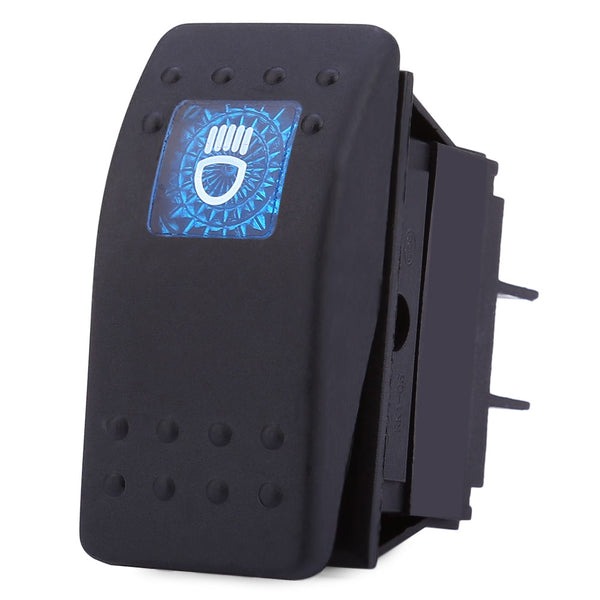 KSW - 44D 5pcs Car 12V LED Toggle Power Control Meter Switch Button