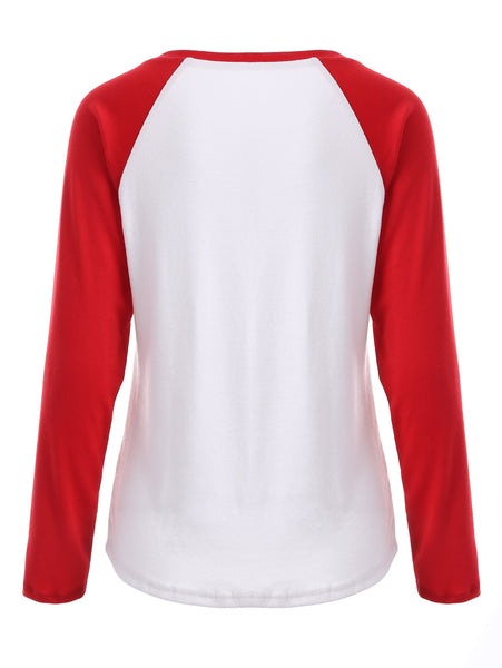 Black Friday Print Raglan Sleeve Tee