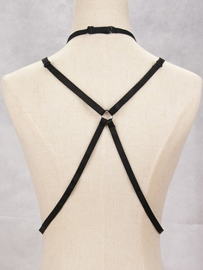 Geometric Harness Bra Bondage Necklace Cross Body Jewelry