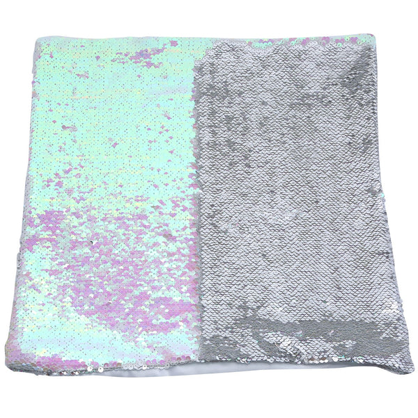 40 x 40cm Fashion DIY Two Tone Glitter Sequins Throw Pillow Decorative Cushion Cover