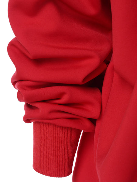 Fawn Print Skew Collar Pullover Sweatshirt